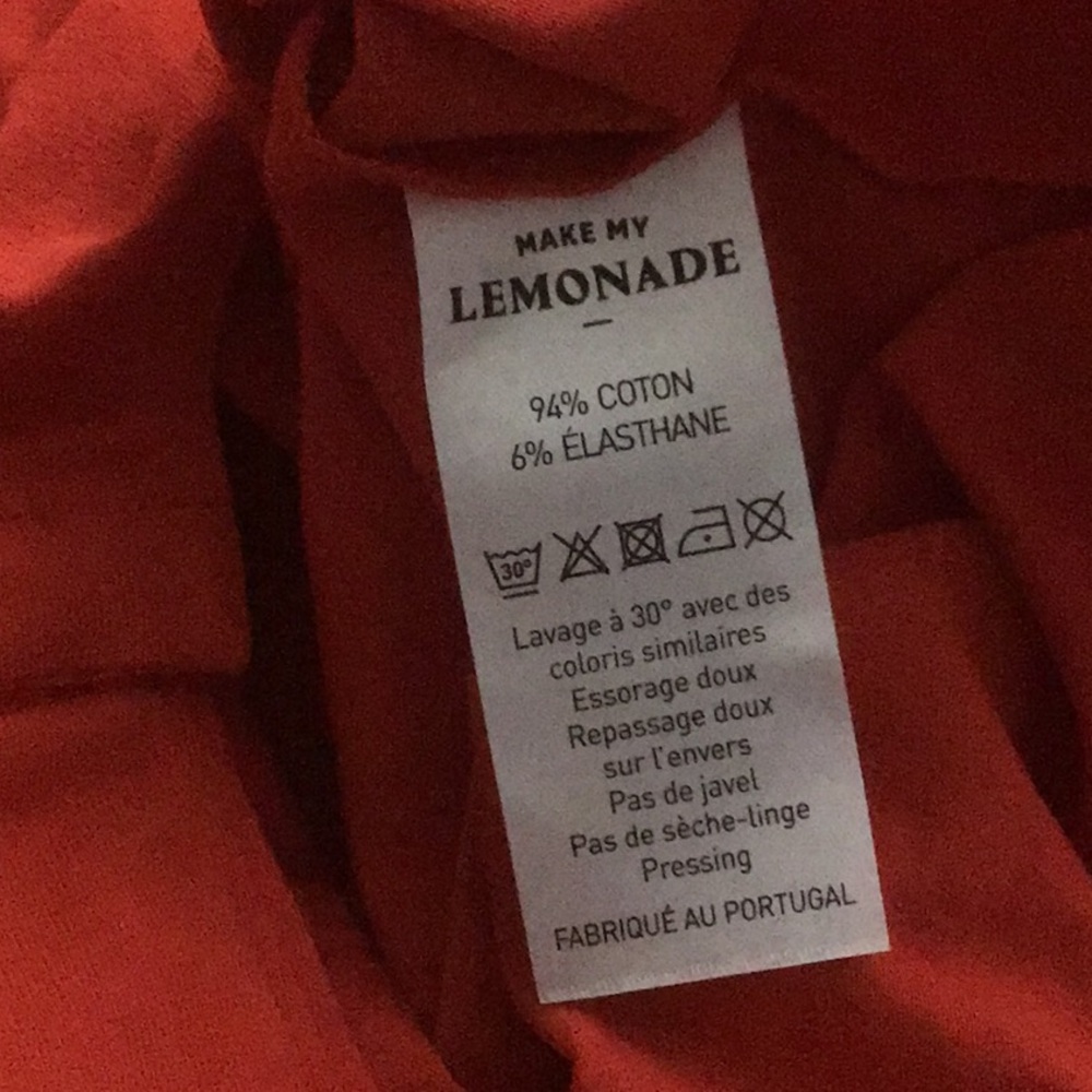 NWT Make My Lemonade Martha Red Off-Shoulder Bodysuit Size Small 36 - Picture 8 of 9